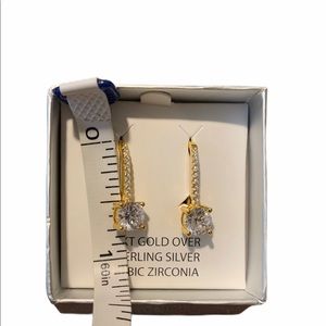 GIANI BERNINI 18KT GOLD PLATED SILVER ZIRCONIA